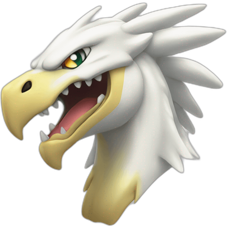 Reshiram pokemon emoji