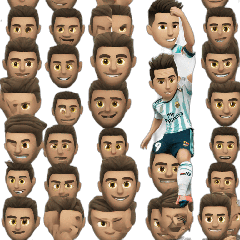 Cr7 sur Messi emoji