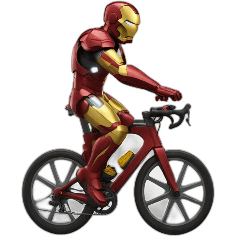 Ironman on a bike emoji