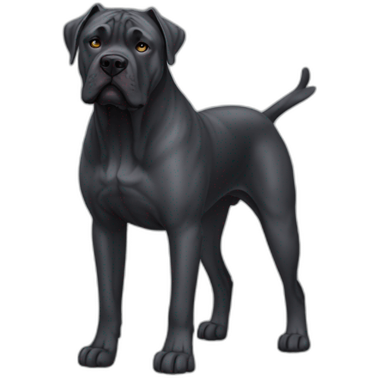 Dog Cane Corso full body emoji