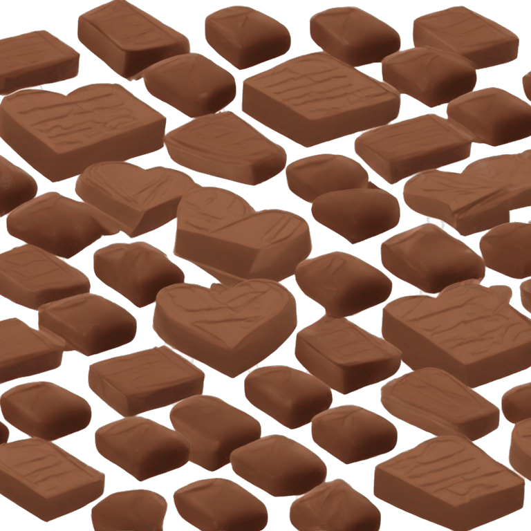 Heart shaped chocolate box emoji