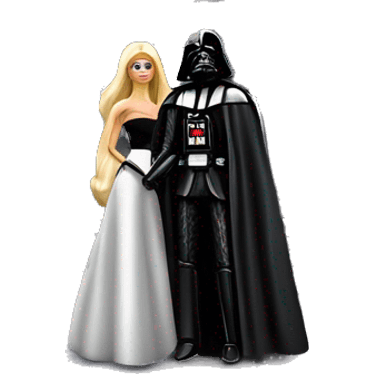 Darth Vader and Barbie’s very dusty old disturbing disgusting ghostly haunted horror dream house mansion  emoji