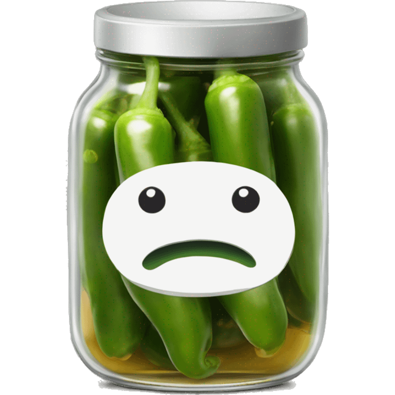 jar of pickled jalapenos emoji