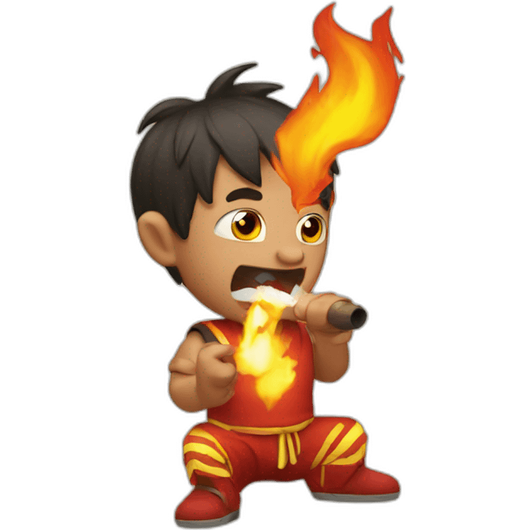 fire breather emoji