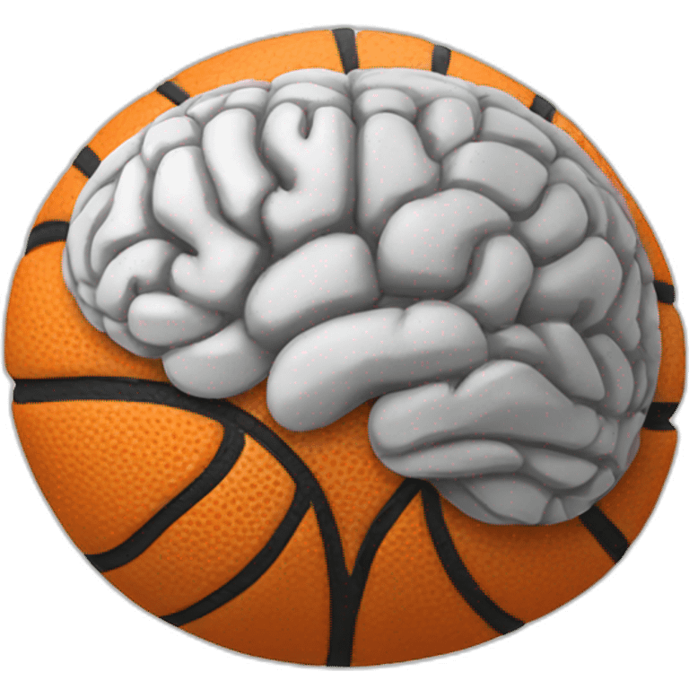 basketball brain emoji