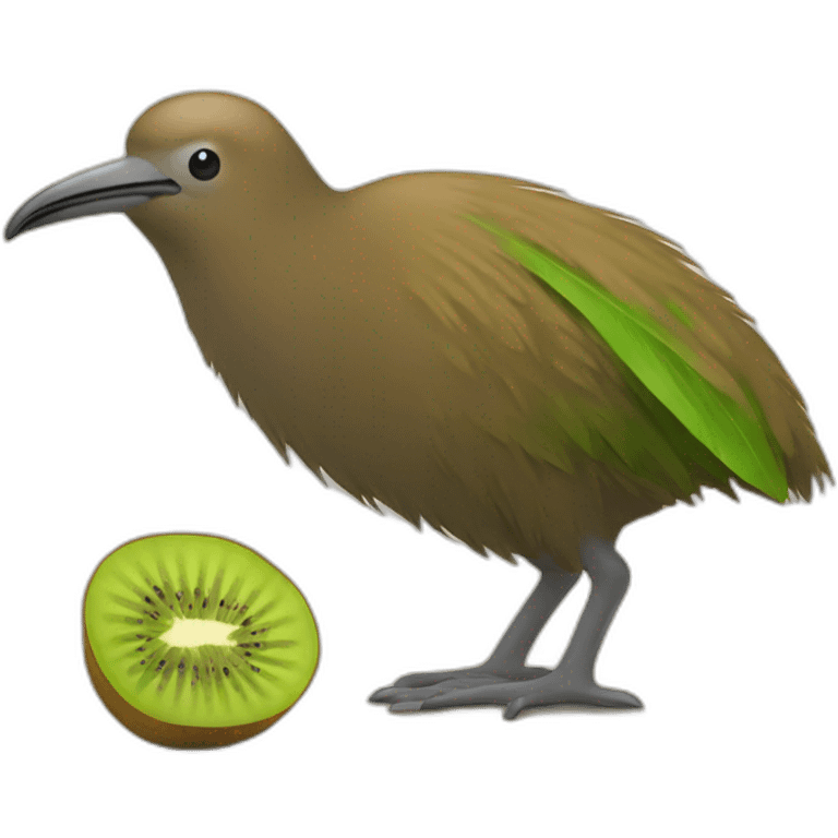 Kiwi Bird New Zealand  emoji