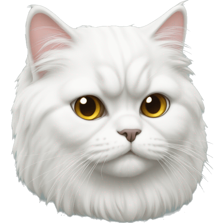 white persian cat emoji