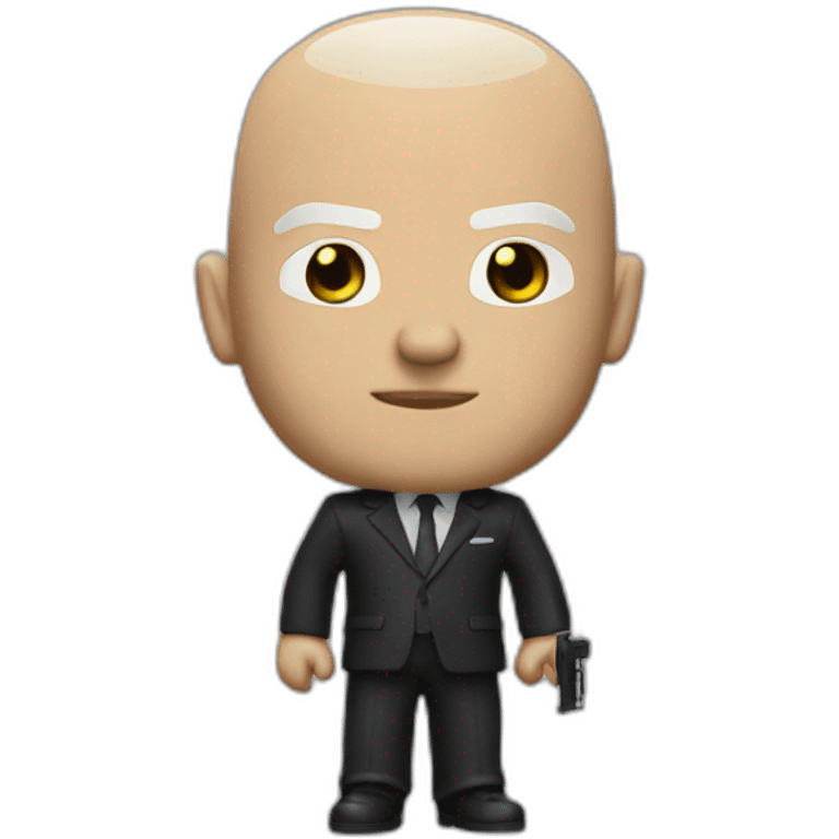 agent 47 emoji