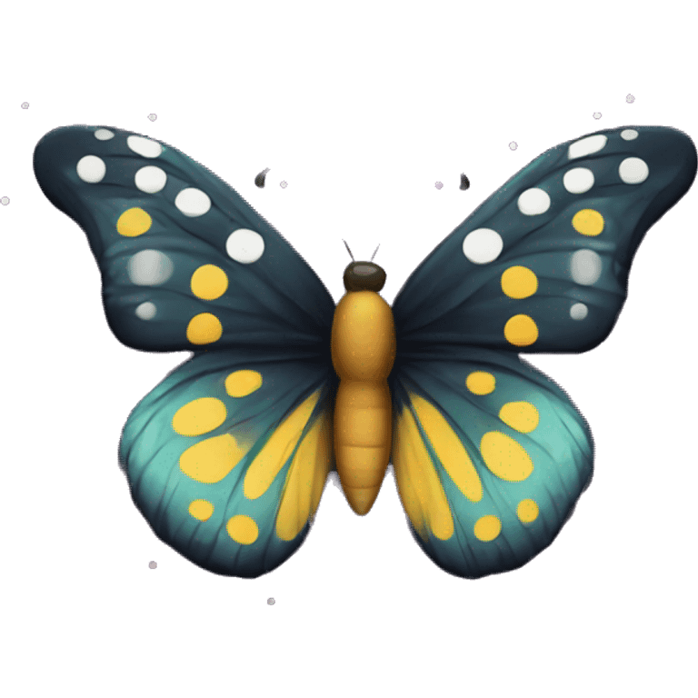 Butterfly with dots  emoji