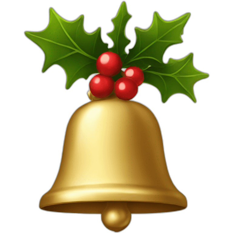 christmas bell emoji