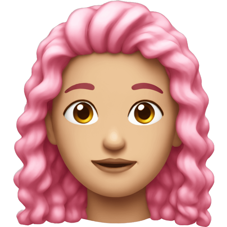 Aesthetic pink emoji