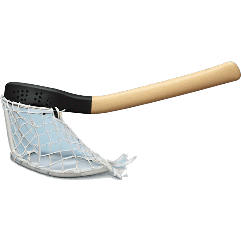 Ice hockey stick emoji