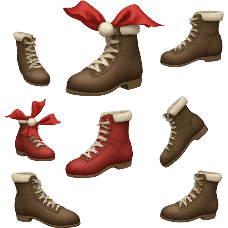 Christmas shoes emoji