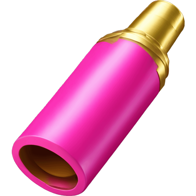 Realistic hot pink Shotgun shell emoji