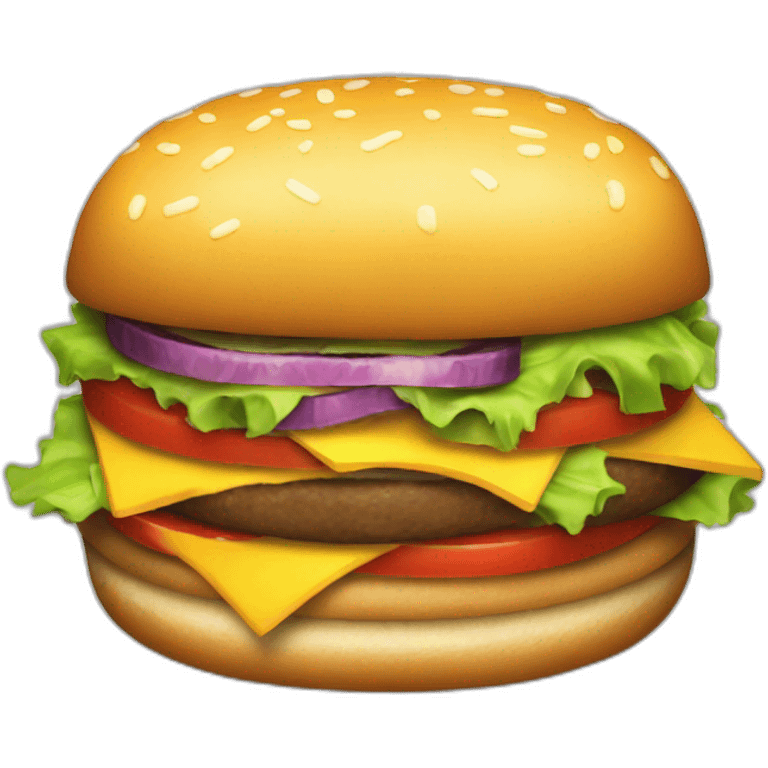 metalic burger CD emoji