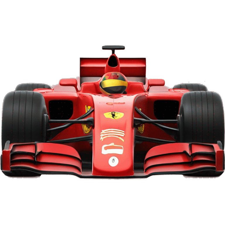 Ferrari formula one car  emoji