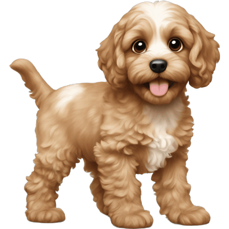 Cavapoo puppy emoji