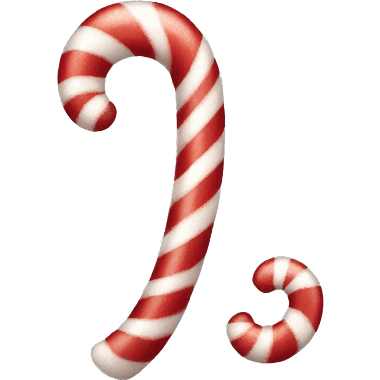 Peppermint candy cane emoji