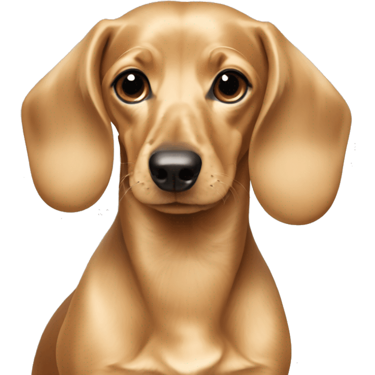 Dachshund blonde colour  emoji