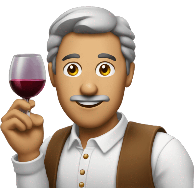 Sigaret with wine emoji