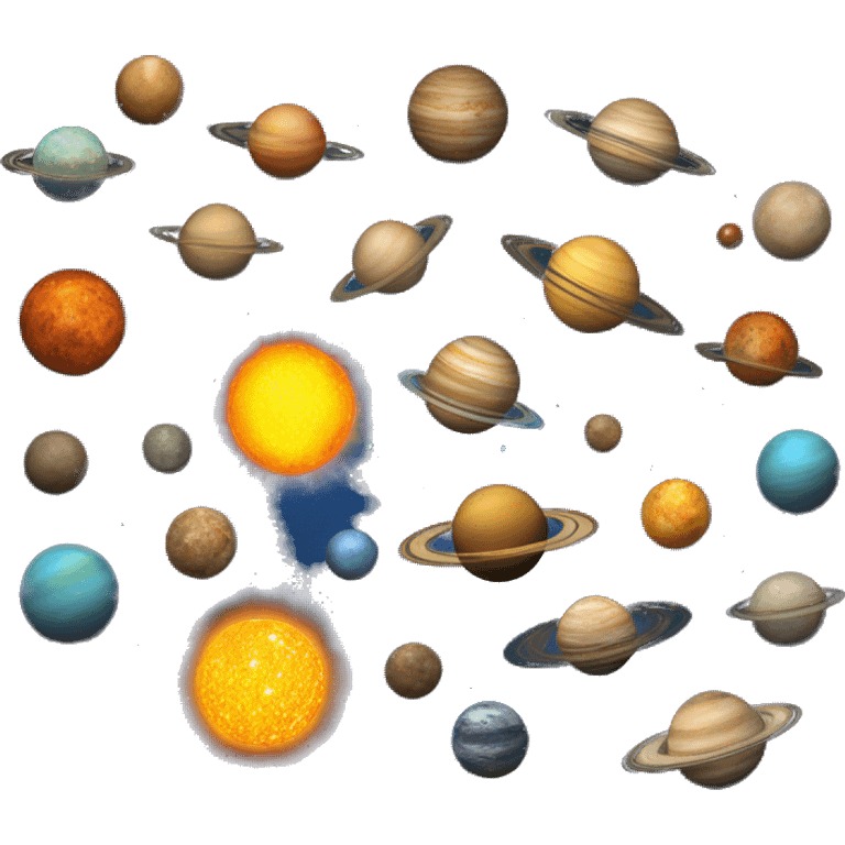 Solar system emoji