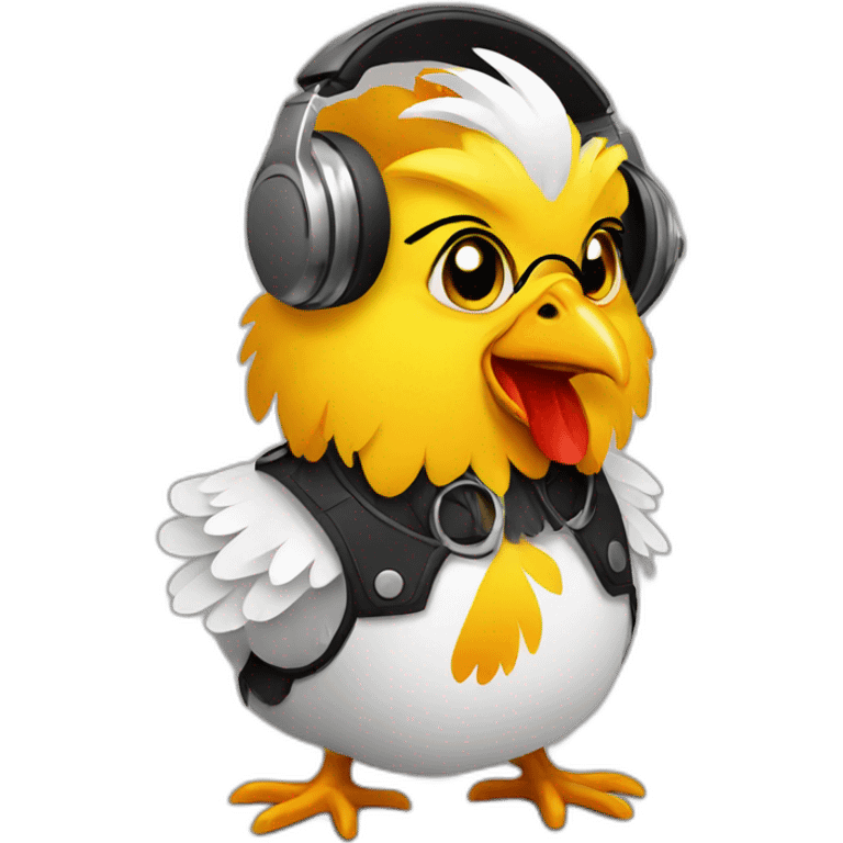 dj-chicken emoji