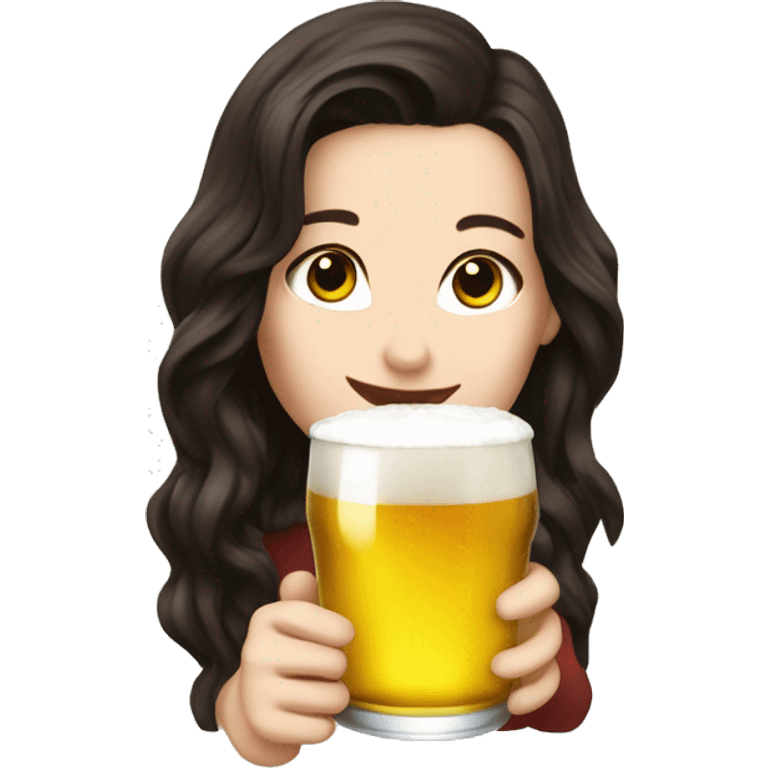 Natalia Oreiro drink beer emoji