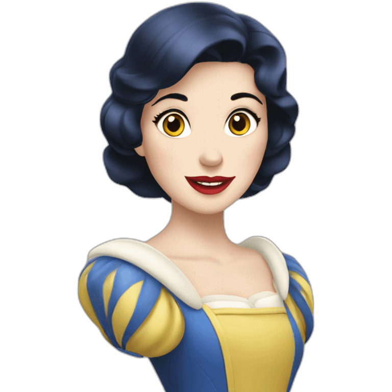 Blanche neige emoji