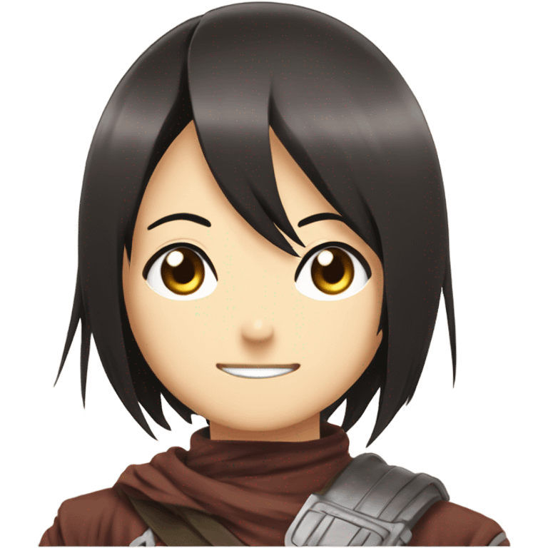 Mikasa from anime AOT emoji