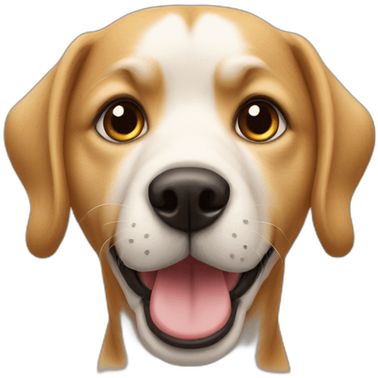 Chien sur chat emoji