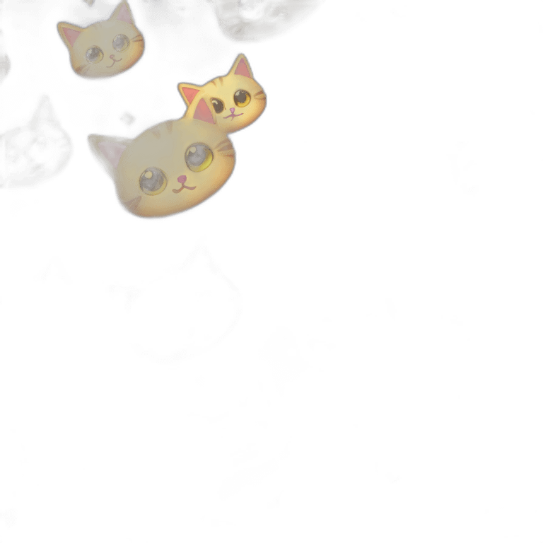 cat background galaxy emoji