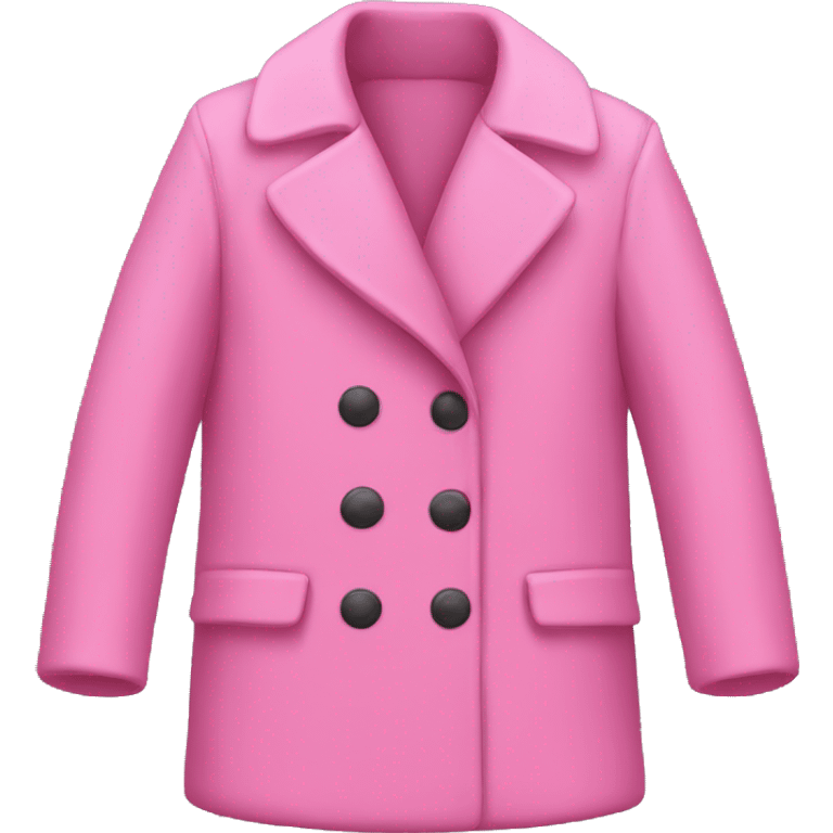 Pink coat emoji