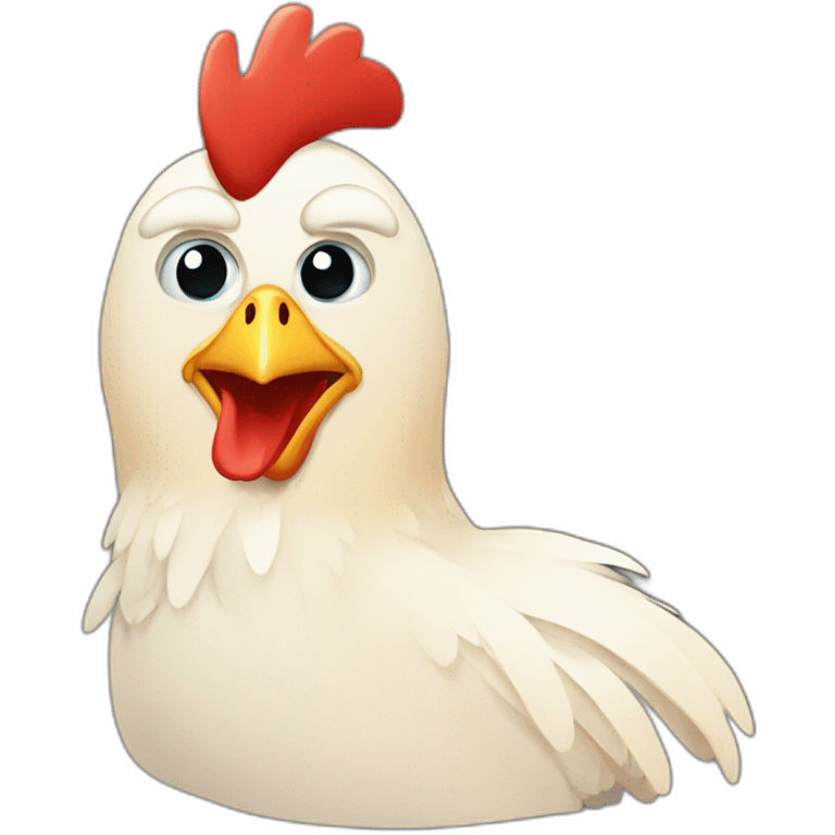 Chicken programing software emoji