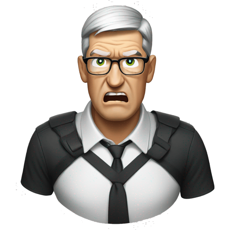 angry tim cook emoji