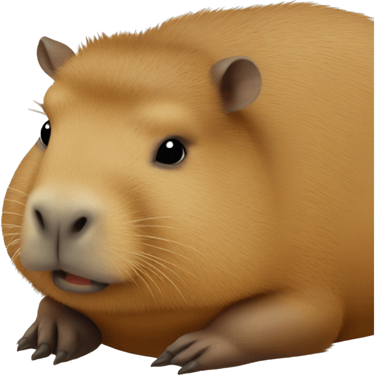 Fat baby capybara emoji