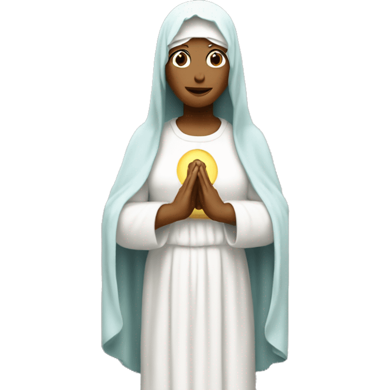 The virgin Mary  emoji