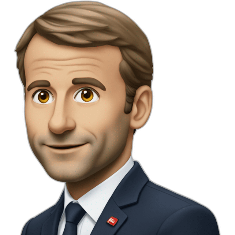 Emanuel macron sur Achraf Hakima emoji