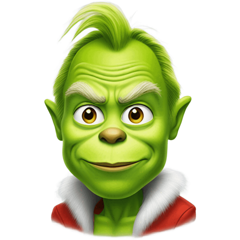 Elon musk as grinch emoji