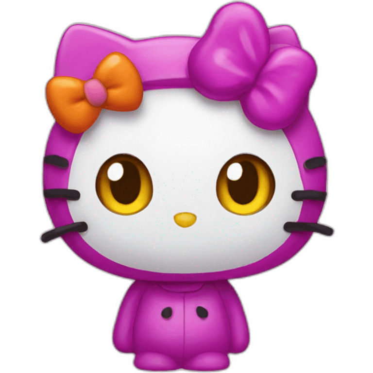 Hello kitty Halloween emoji