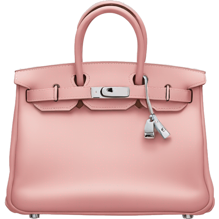 hermes light pink birkin bag emoji