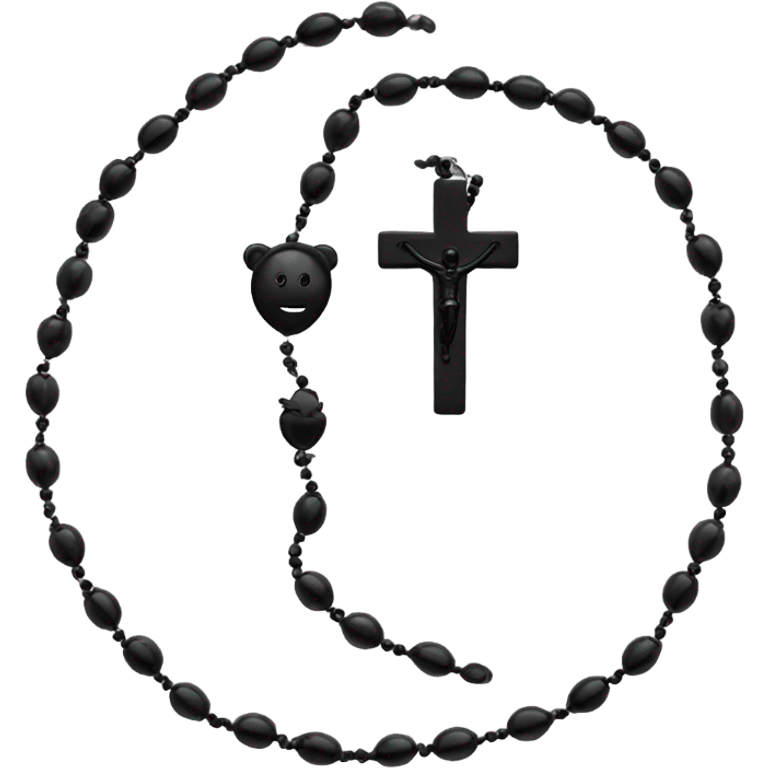 Black rosary  emoji