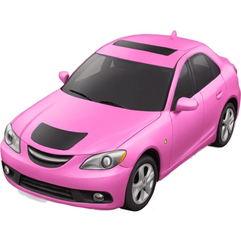 Pink car emoji