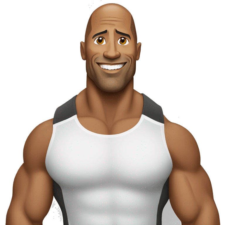 Dwayne Johnson emoji