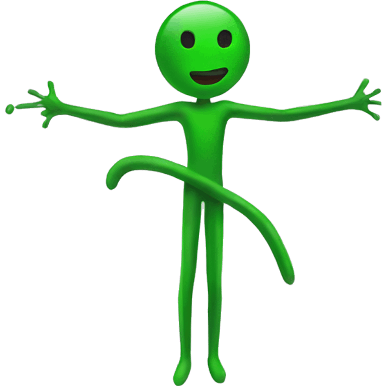 Green Stickman emoji