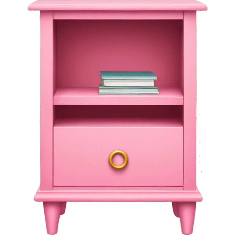 Pink nightstand  emoji