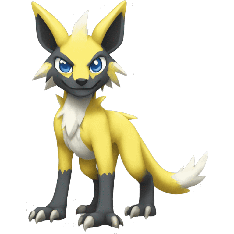 Lombax-Sergal-Zeraora-Nargacuga-Fakemon full body emoji