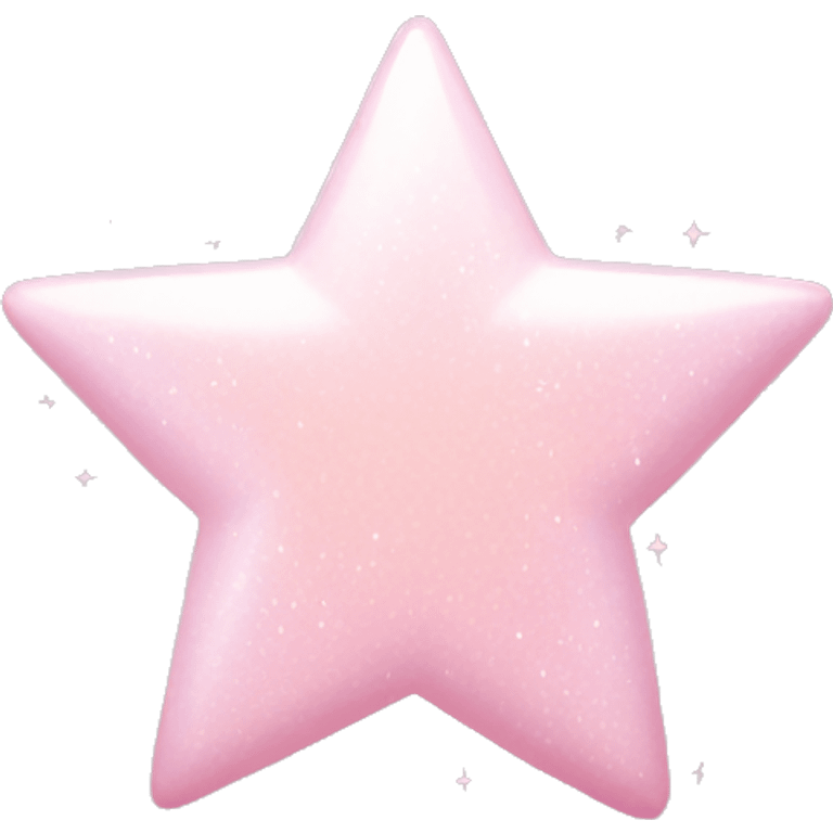 pale pink star sparkle emoji