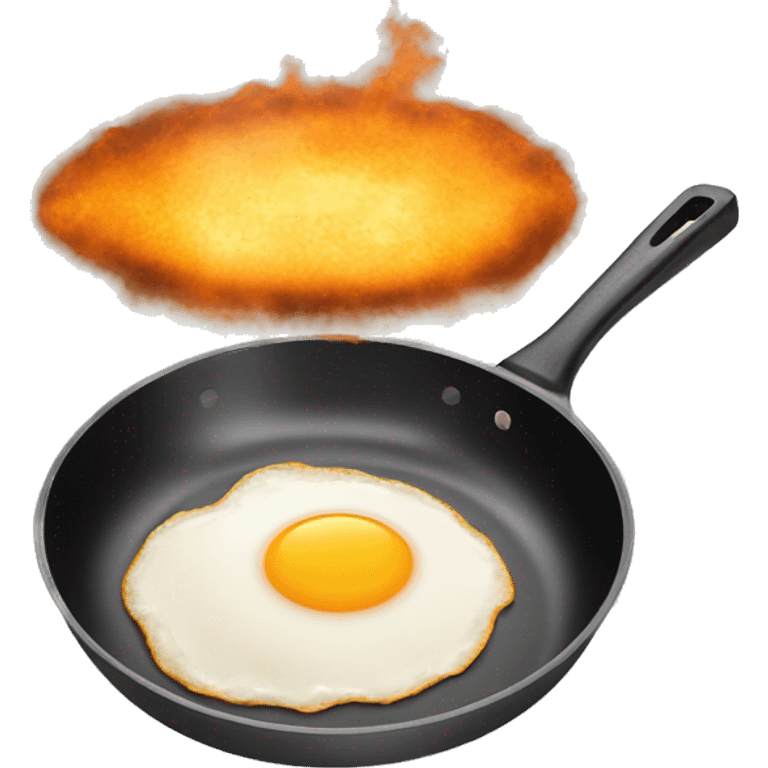 fired egg in a frying pan emoji