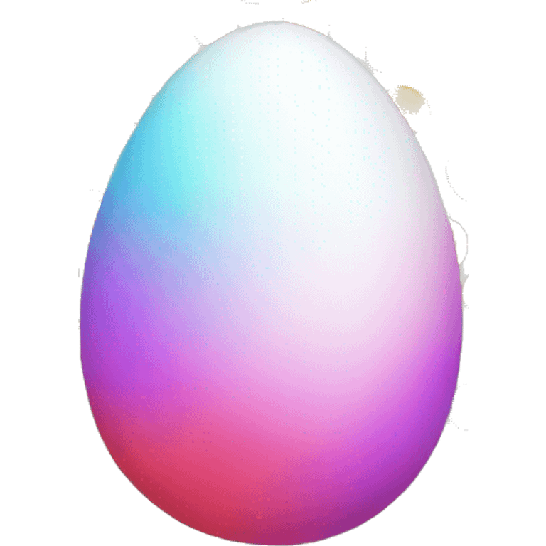 colorful egg with paint emoji