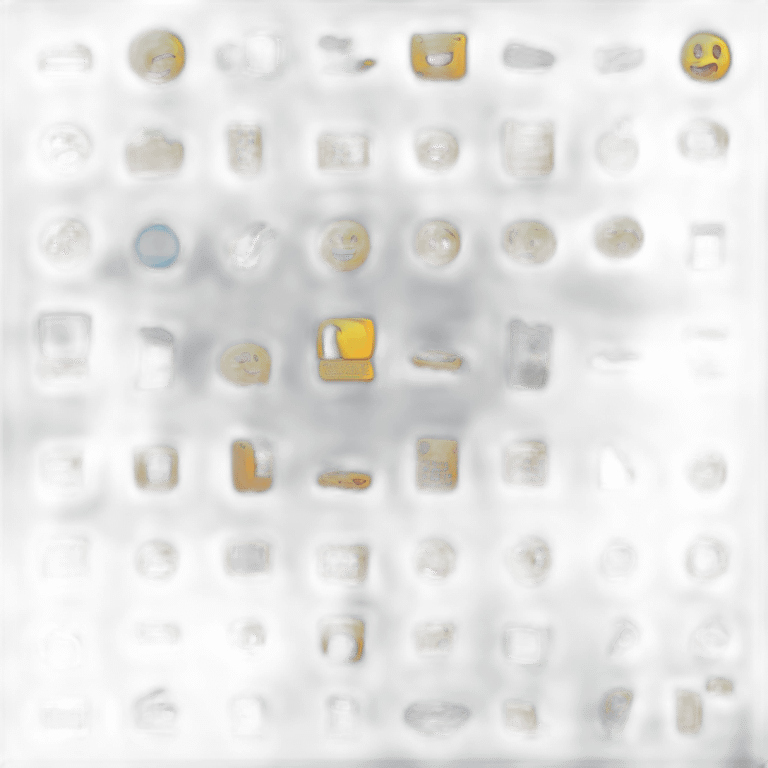 Computer icons in a minimalist style emoji